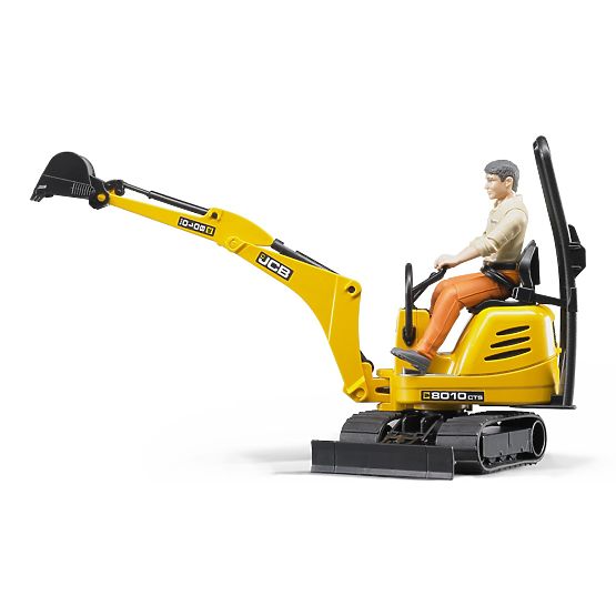 Bruder BWORLD Micro-Excavatrice JCB avec figurine