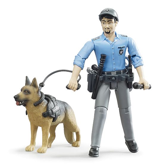 Bruder BWORLD Policier avec chien