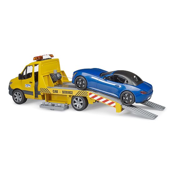 Bruder Camion de Remorquage MB Sprinter avec Voiture de Sport