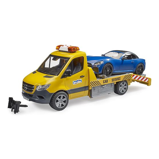 Bruder Camion de Remorquage MB Sprinter avec Voiture de Sport