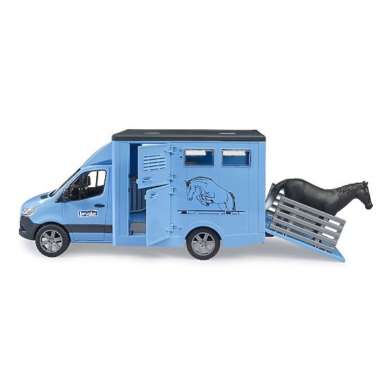 Bruder Camion de transport d'animaux MB Sprinter avec figurine de cheval