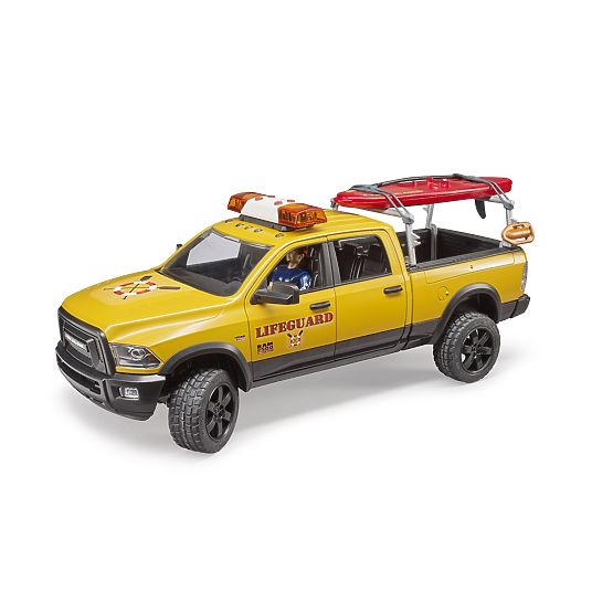 Bruder Dodge RAM de la garde côtière avec sauveteur et accessoires