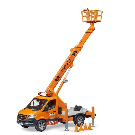 Bruder MB Sprinter avec nacelle élévatrice