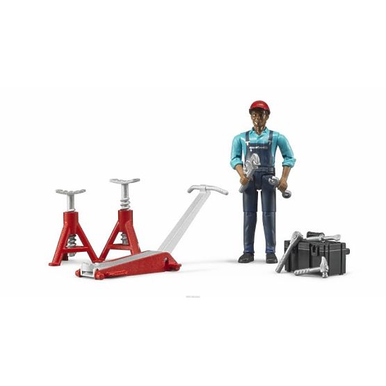 Bruder Tracteur Fendt 1050 Vario avec mécanicien et outils d'atelier 1:16