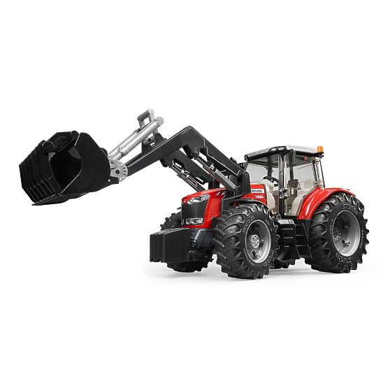 Bruder Tracteur MASSEY FERGUSON 7624 avec chargeur frontal