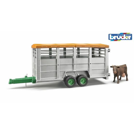 Bruder Transporteur d'animaux avec figurine de vache