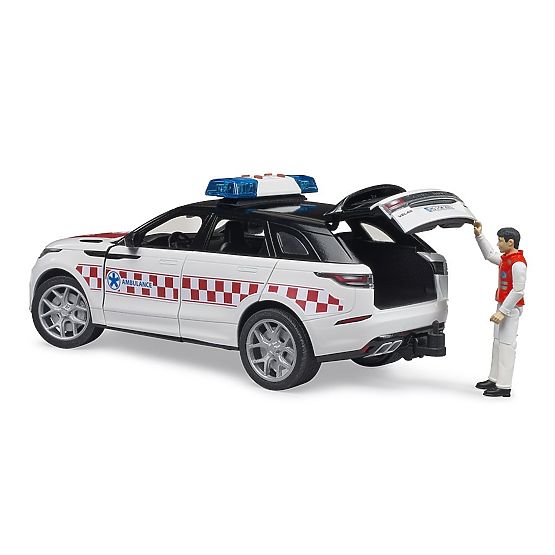 Bruder Véhicule de secours médical Range Rover Velar avec conducteur