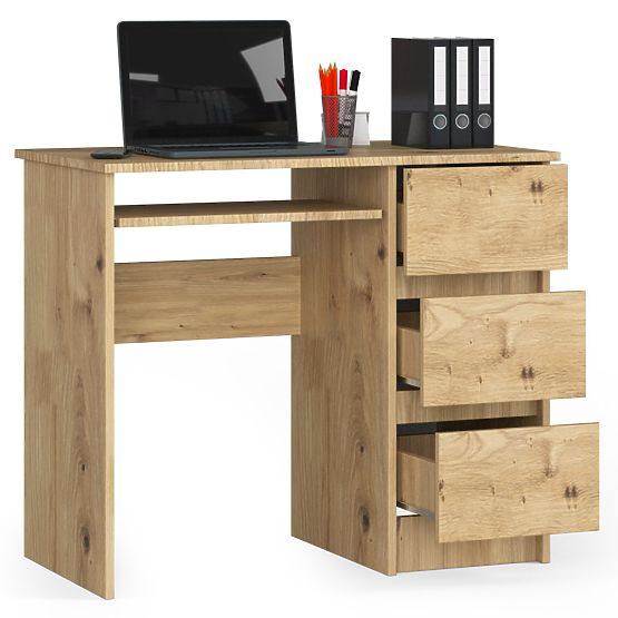 BUREAU A-6 CLP CHÊNE ARTISAN DROIT