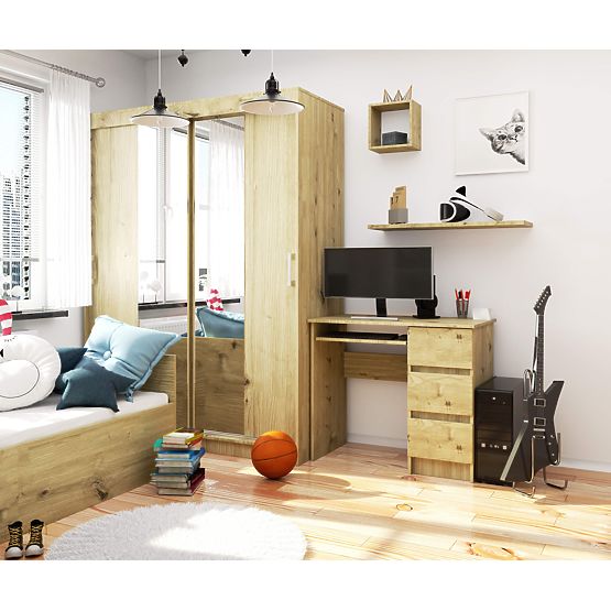 BUREAU A-6 CLP CHÊNE ARTISAN DROIT