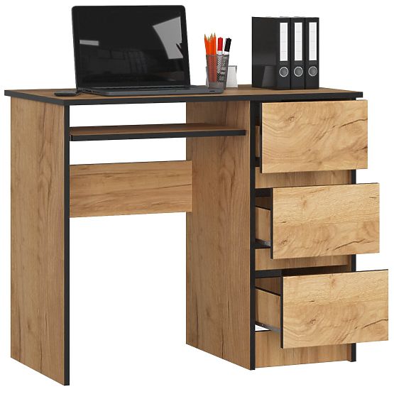 BUREAU A-6 CLP CHÊNE CRAFT DROITIER