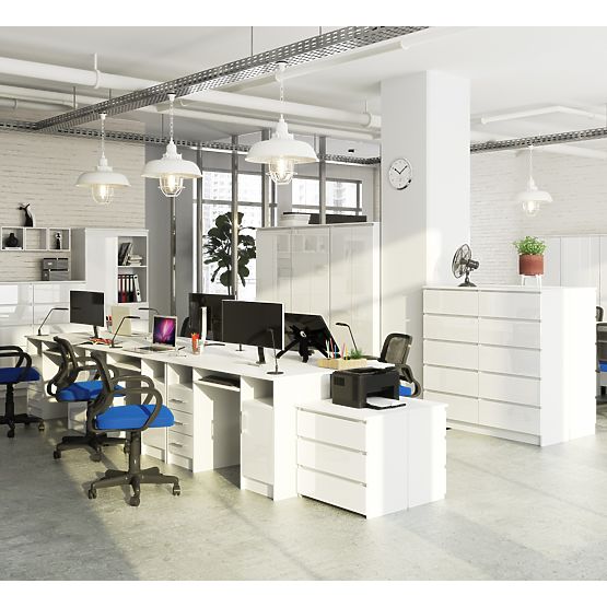 BUREAU ANA PK BLANC / BRILLANT BLANC