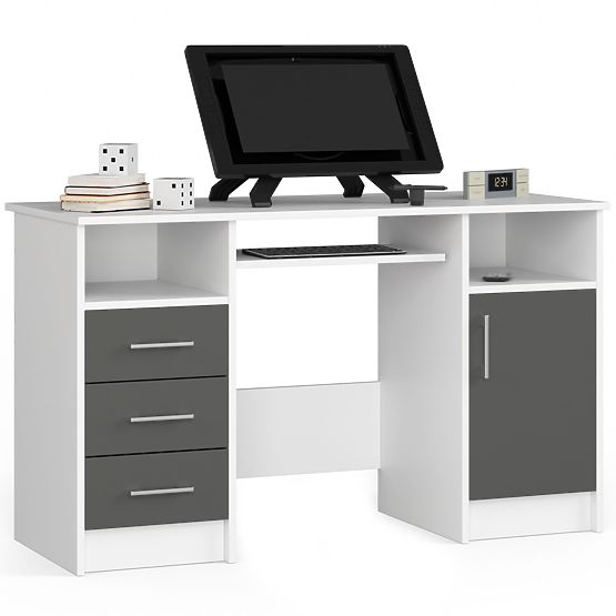 BUREAU ANA PK BLANC / GRIS
