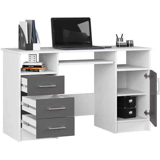 BUREAU ANA PK BLANC / GRIS