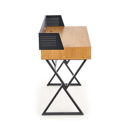 Bureau B43 - chêne doré / noir