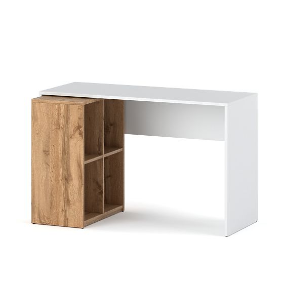 Bureau blanc avec étagère White