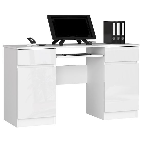 BUREAU CLP A5 2D 2T PK BLANC BRILLANT