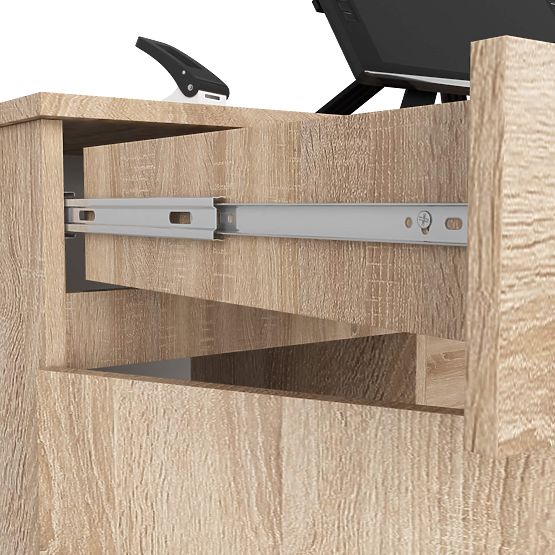 BUREAU CLP A5 2D 2T PK CHÊNE SONOMA