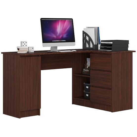 BUREAU D'ANGLE B20 CLP DROIT WENGE