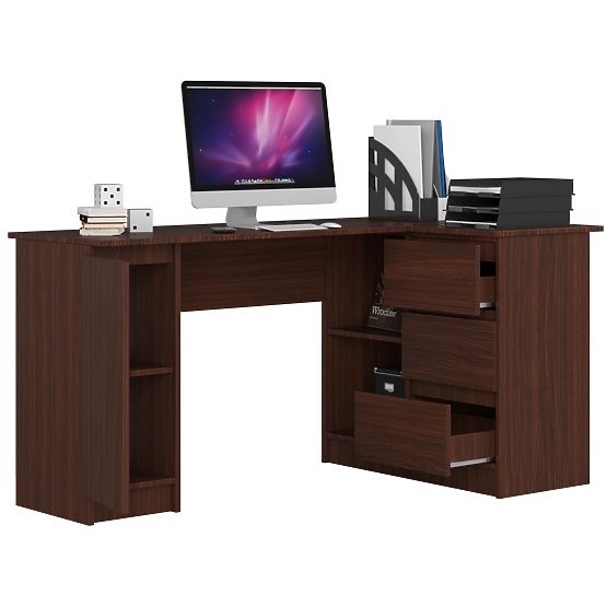 BUREAU D'ANGLE B20 CLP DROIT WENGE