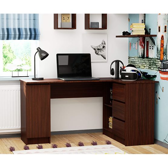 BUREAU D'ANGLE B20 CLP DROIT WENGE