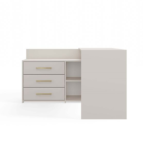 Bureau d'angle DANY BEIGE CACHEMIRE