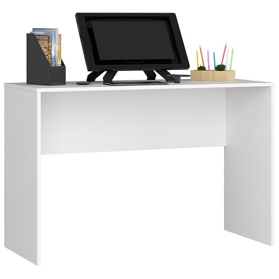 BUREAU D'ANGLE - ENSEMBLE B-17 COMMODE ET BUREAU PK BLANC