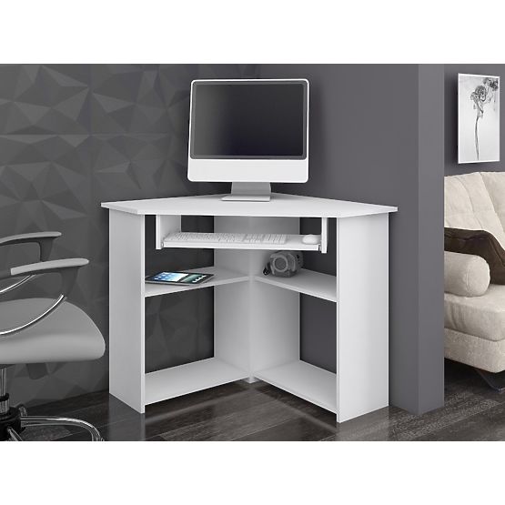 BUREAU D'ANGLE TED PK BLANC