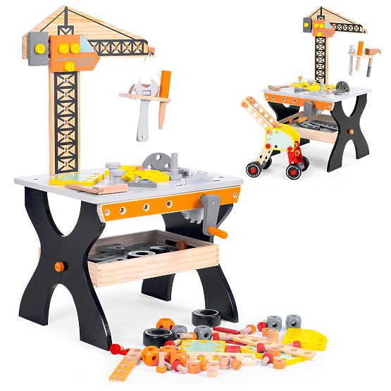 Bureau de travail en bois pour enfants ECOTOYS