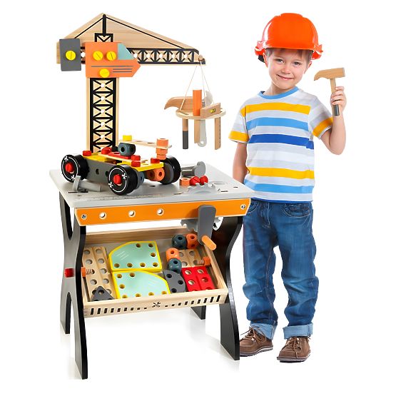 Bureau de travail en bois pour enfants ECOTOYS