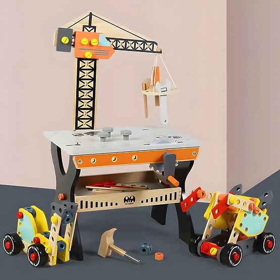 Bureau de travail en bois pour enfants ECOTOYS