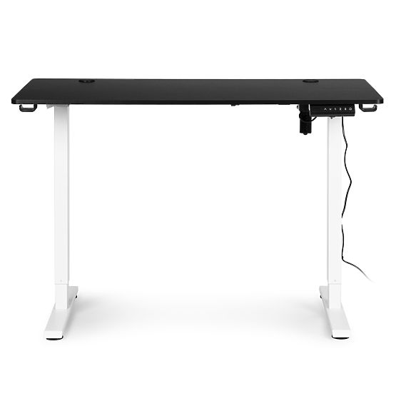 Bureau électrique réglable en hauteur 120x60 cm, hauteur 72-117 cm ModernHome