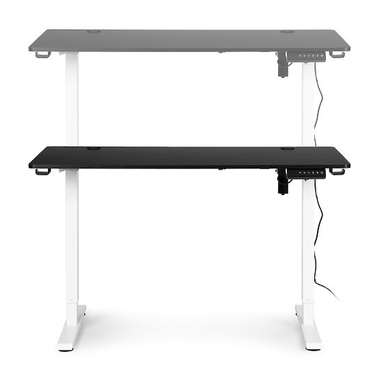 Bureau électrique réglable en hauteur 120x60 cm, hauteur 72-117 cm ModernHome