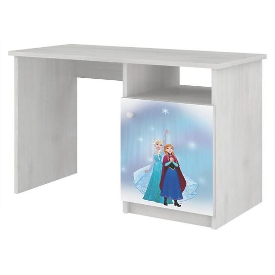 Bureau enfant - La Reine des neiges - décor en pin norvégien