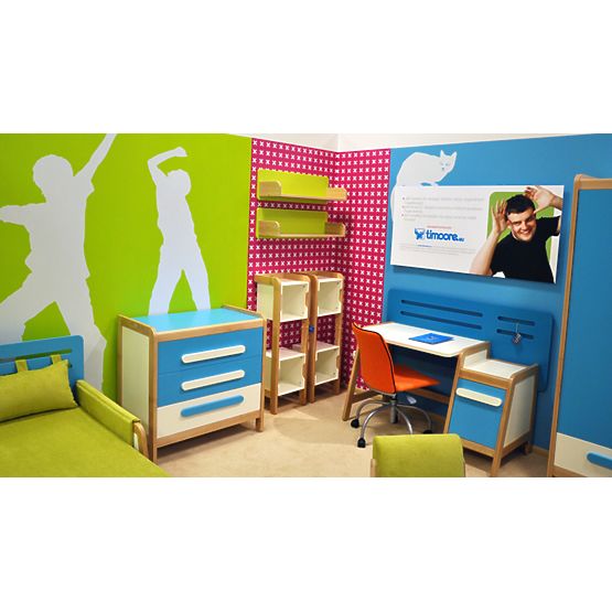 Bureau et caisson Simple