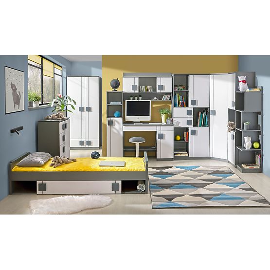 Bureau Gumi - blanc / anthracite