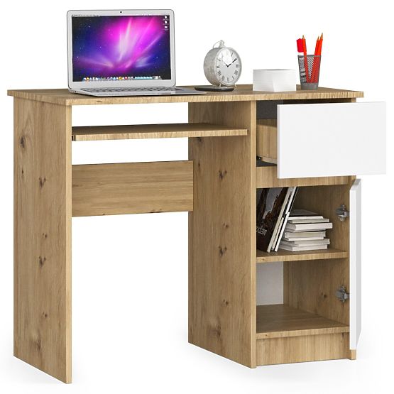 BUREAU INFORMATIQUE PIKSEL PK ARTISAN / BLANC - DROIT
