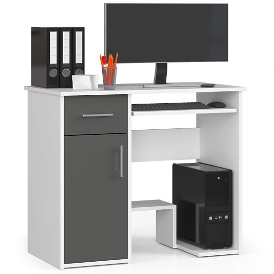 BUREAU JAY PK BLANC / GRIS
