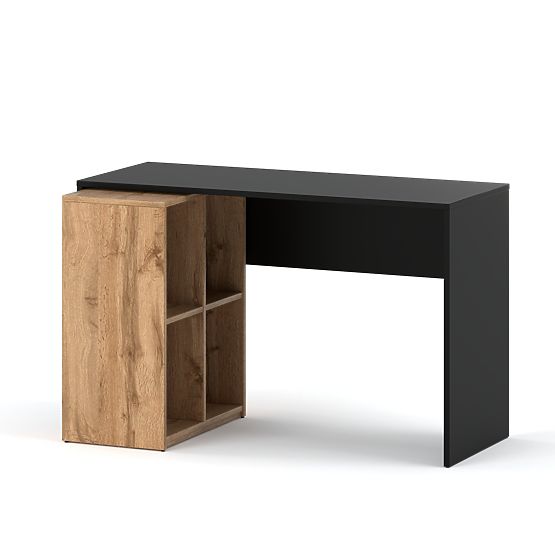 Bureau noir avec étagère Black