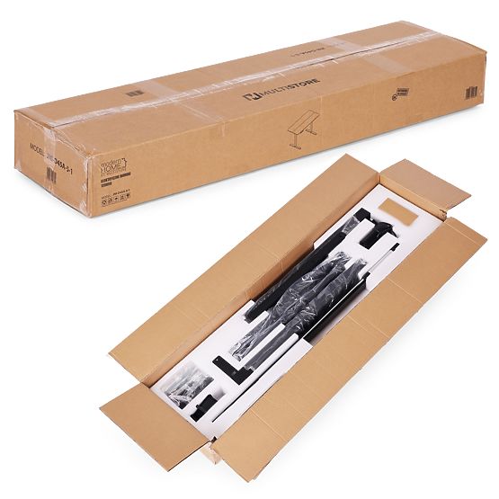 Bureau réglable électriquement 120x60 cm, hauteur ajustable 72-117 cm ModernHome