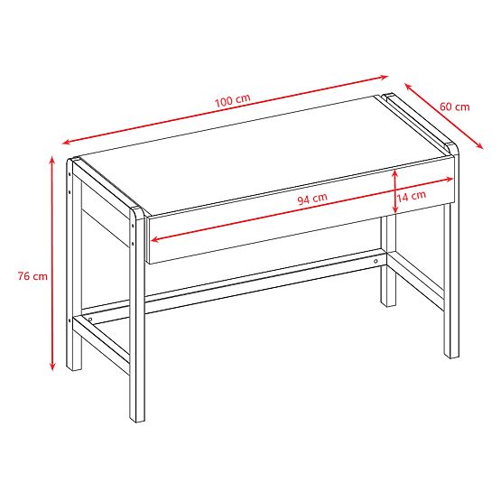 Bureau Viktor - blanc