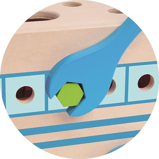 Bus de construction avec outils