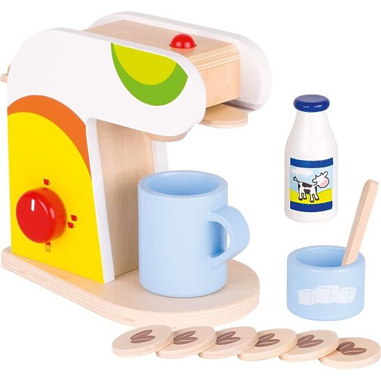 Cafetière colorée avec capsules