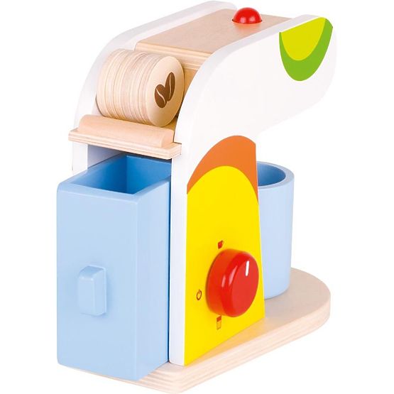 Cafetière colorée avec capsules