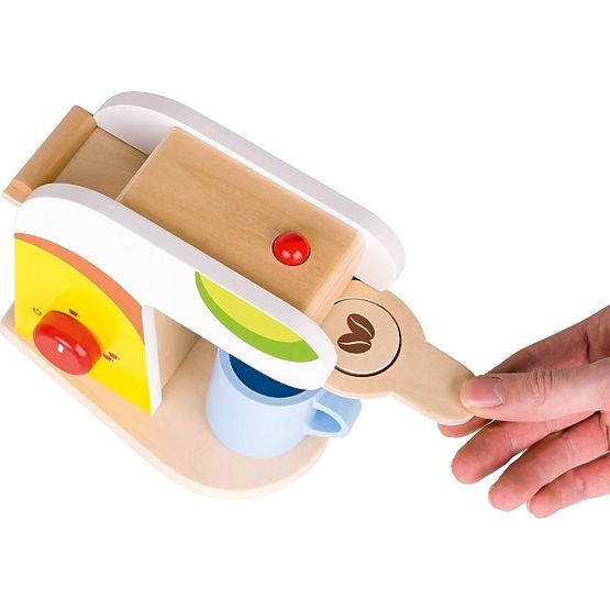 Cafetière colorée avec capsules