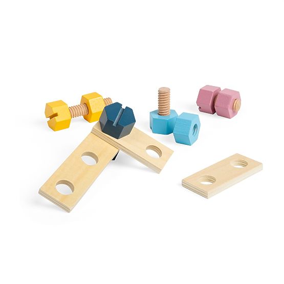 Caisse de boulons et écrous Bigjigs