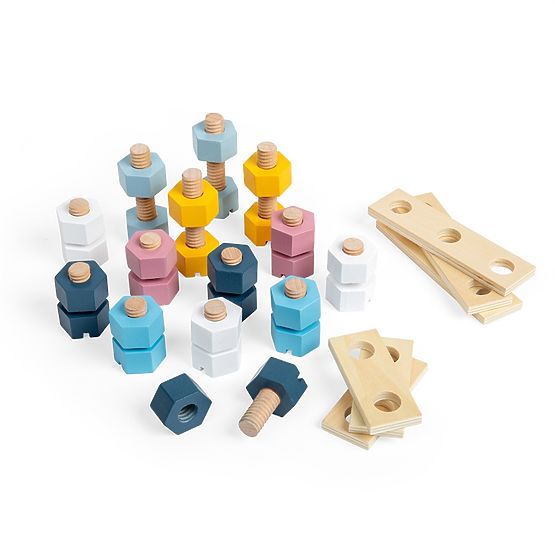 Caisse de boulons et écrous Bigjigs