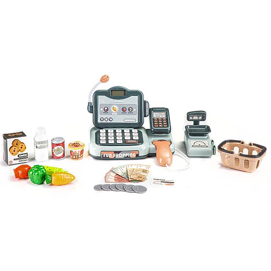 Caisse enregistreuse produits scanner calculatrice sons