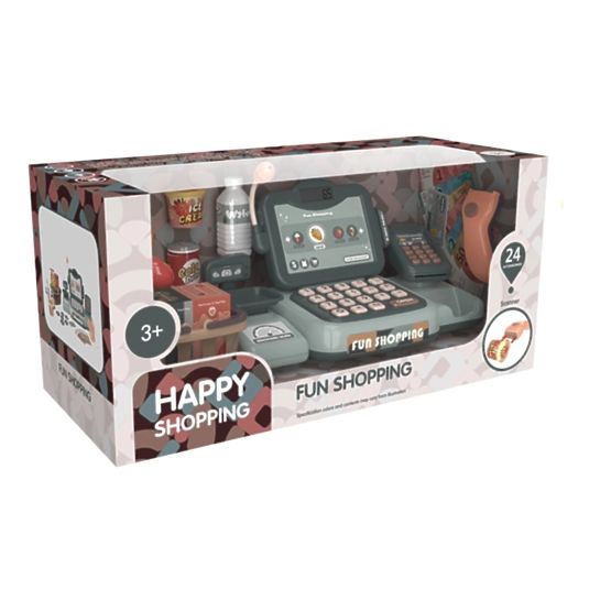 Caisse enregistreuse produits scanner calculatrice sons