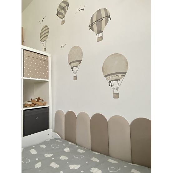 Panneau rembourré Obluček - beige