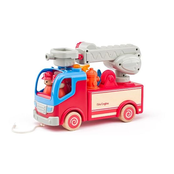Camion de pompier avec échelle pivotante et plateforme Woody